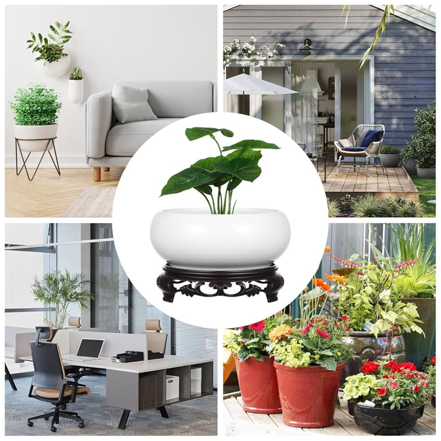 Amazon.com : INOOMP Lotus Bowl Planter Ceramic Hydroponic